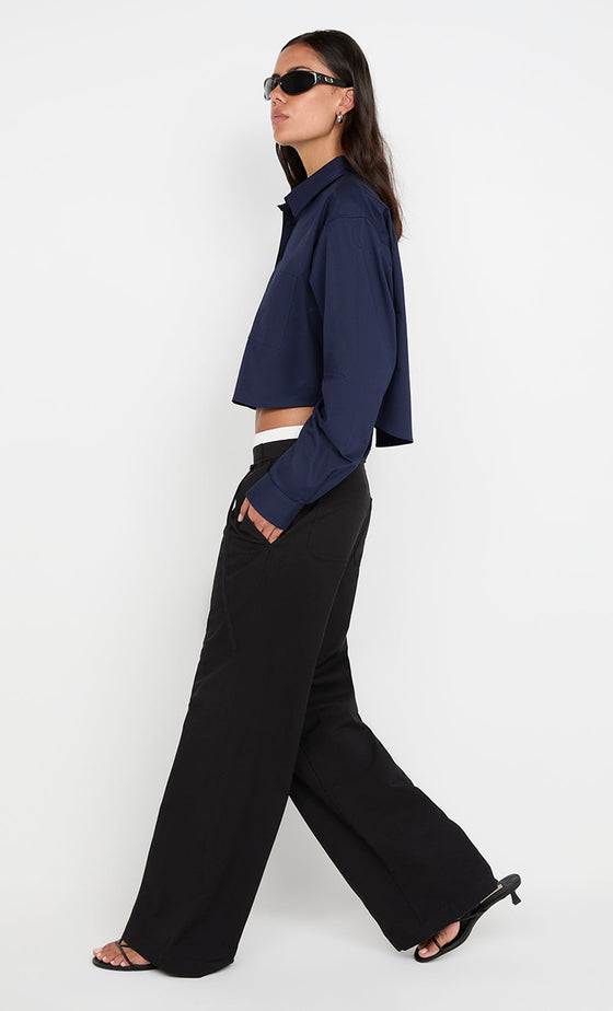 Bec & Bridge Kelsi Pocket Pant Black/White