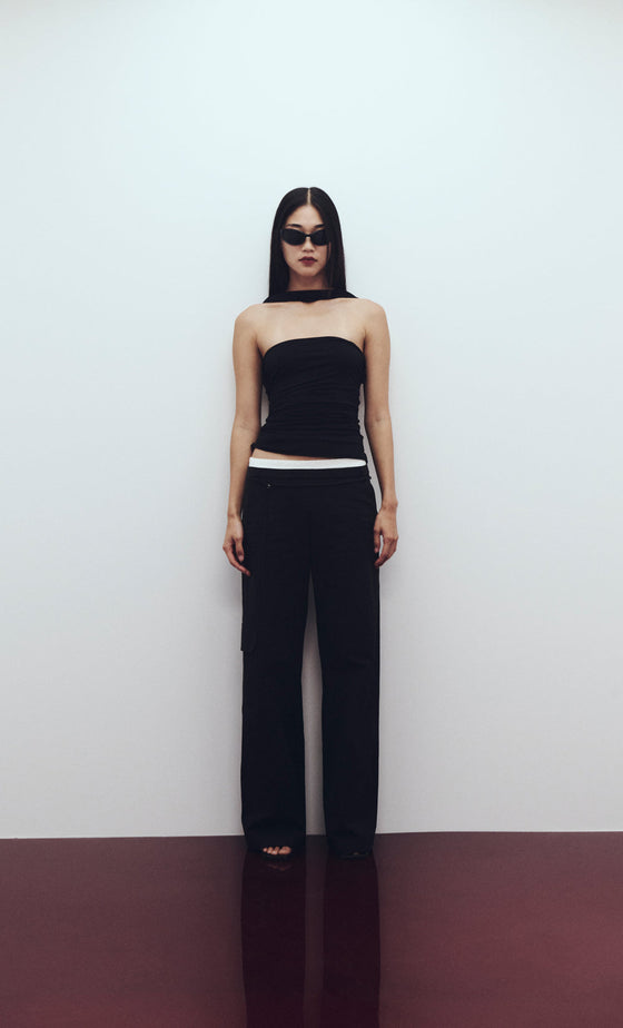 Bec & Bridge Kelsi Pocket Pant Black/White