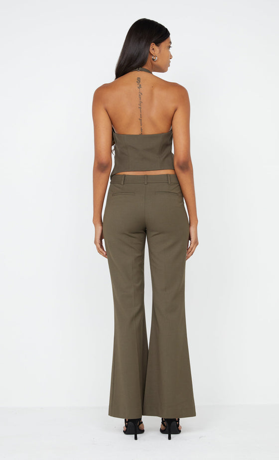 Bec & Bridge Teri Bootleg Pant Olive