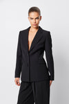 Mossman Saint Tropez Blazer Black