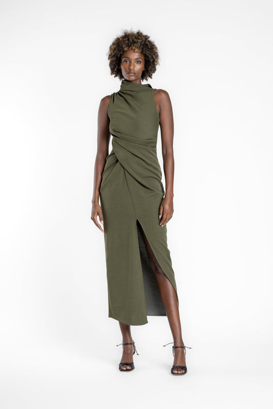 One Fell Swoop Sculpted Stretch Olive