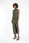 One Fell Swoop Sculpted Stretch Olive