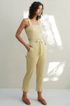 The Luna Pants - Pale Olive