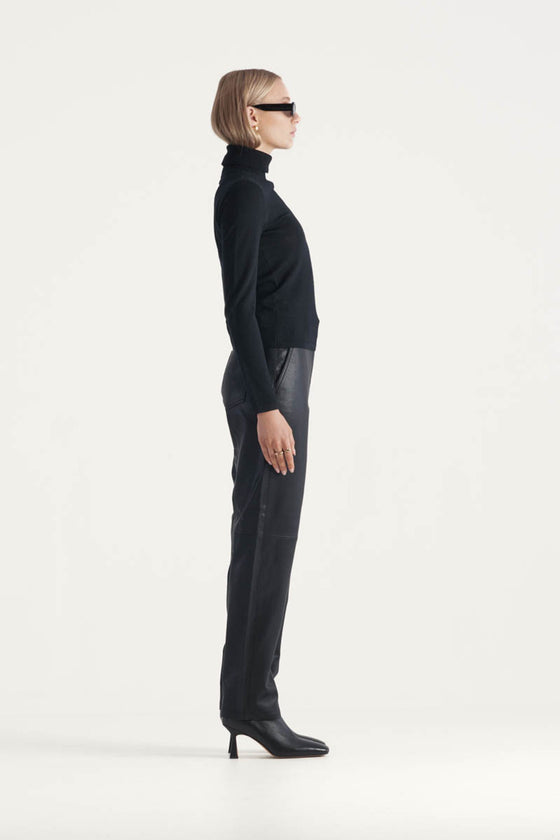 Elka Collective Santana Knit Top Black