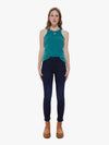 Mother Denim Chin Up Tank Cadmium Green