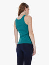 Mother Denim Chin Up Tank Cadmium Green