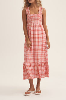  Ownley Clyde Dress Red Check
