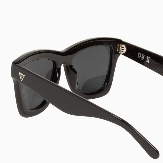 Valley Eyewear DB II Gloss Black/ Black Gradient Lens