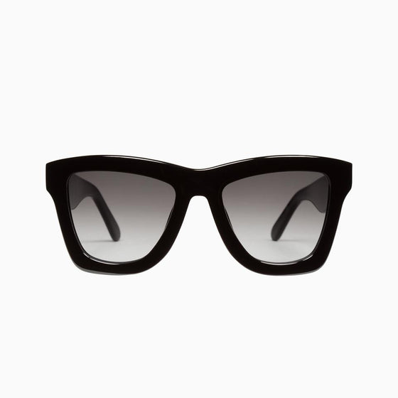 Valley Eyewear DB II Gloss Black/ Black Gradient Lens