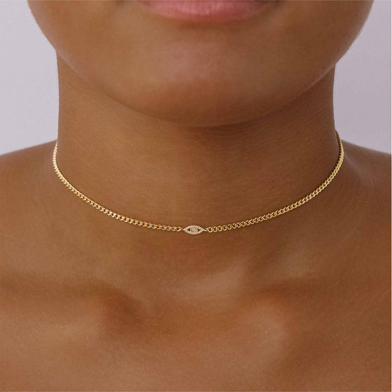 By Charlotte Eye Of Intuition Choker Gold
