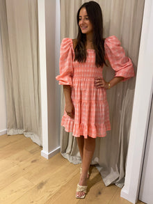  Lisa Brown Ness Short Dress Pink